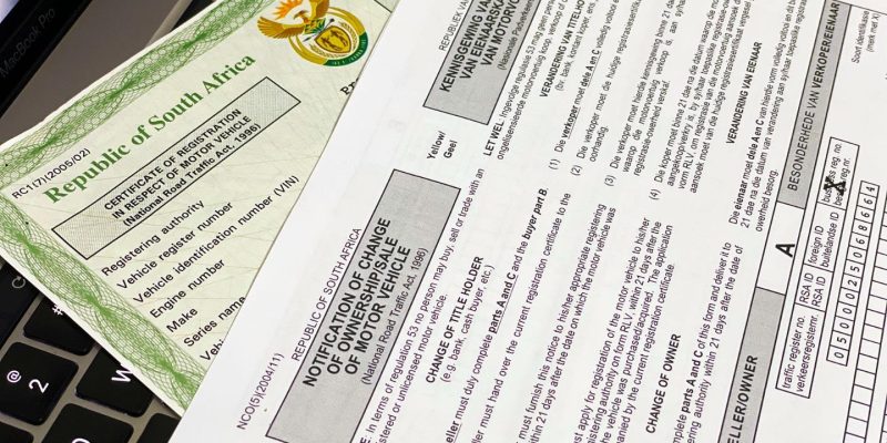 VSAS Vehicle Registration Papers – Webspire Studio